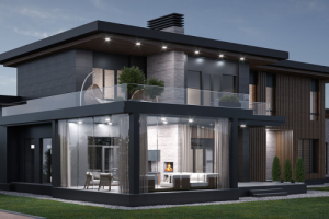 Визуализация зданий на участке