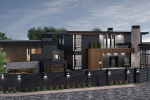 Визуализация зданий на участке