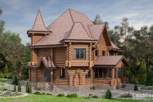 Замок Рубленое бревно