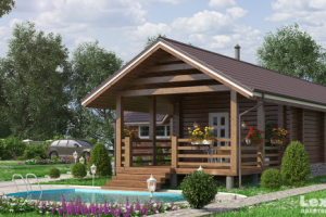 Визуализация дома по проекту клиента