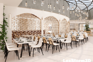 Концепт ресторана ОАЭ