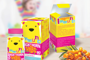 Дизайн детских витаминок_мишек IMMUNO с облепихой