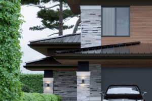 Визуализация коттеджа (Белый берег)