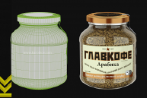 Банка с кофе "Главкофе"