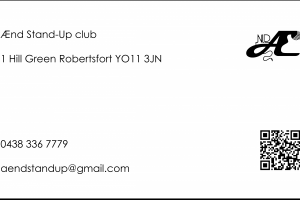 Визитка к разработанному логотипу