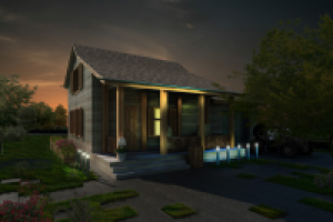 Баня (вечер)