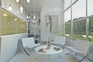 Зона клиента с панорамным окном