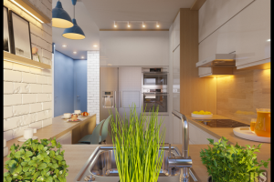 Интерьер в скандинавском стиле для молодой пары