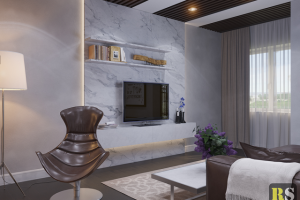 Гостинная. Дизайн интерьера для молодой супружеской пары г.Харьк