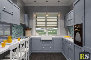 Кухня в классическом скандинавском стиле. Дизайн г.Харьков