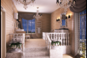 Ванная комната хозяев классика г.Харьков