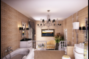 Ванная комната хозяев классика г.Харьков