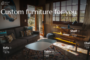 Лендинг для WoodItem