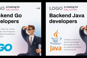 Баннер в инстаграм о веб-разработке