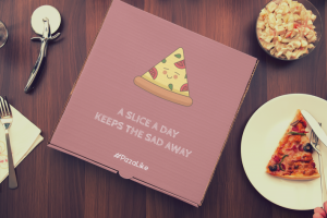 Дизайн коробки для пиццы