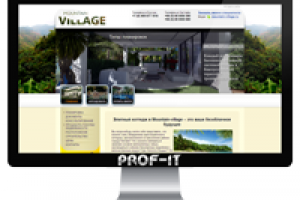 Сайт-визитка под ключ элитного котеджного поселка в Тайланде