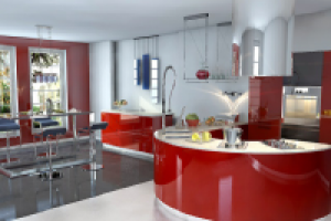 Дизайн кухни (3d визуализация)