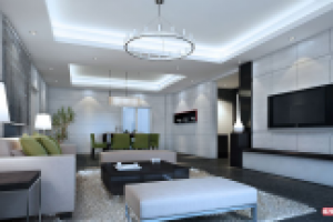 Дизайн гостиной (3d визуализация)