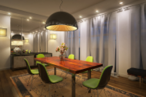 Дизайн кухни-столовой (3d визуализация)