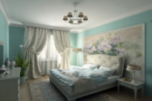 Дизайн спальни (3d визуализация)