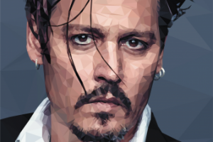 Портрет в стиле Low Poly