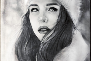 Портрет по фотографии А3 формата