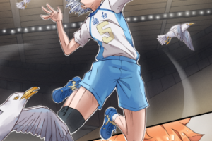 Волейбол - комикс-иллюстрация