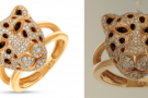 ретушь ювелирного изделия