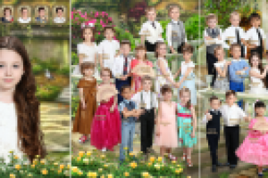 виньетка на выпускной в детсад