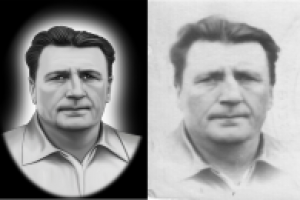 фото на памятник, обработка  для гравировального станка