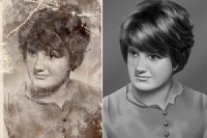 реставрация старой фотографии