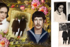 реставрация, расцвечивание и коллажирование старых фото