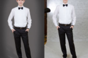 обтравка фото мальчика