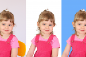 обтравка фото девочки