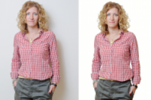 обтравка девушки