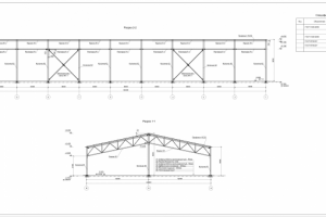 Металокаркас открытого навеса