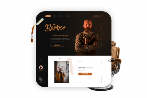 Лендинг барбершопа