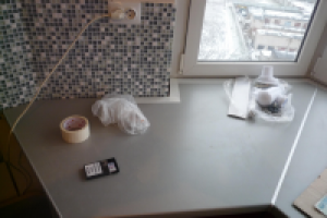 столешница в эркере