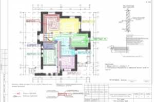 ОВ и ВК коттеджа 295 м2.