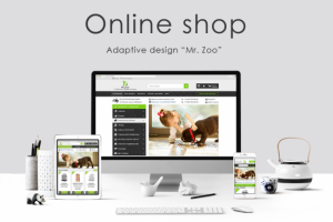 Адаптивный дизайн интернет-магазина "Mr.Zoo"