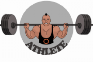 Логотип для фитнес-клуба "Athlete"