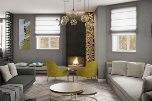 Интерьер загородного дома в Московской области