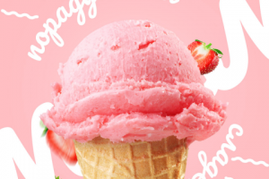 Баннер для магазина мороженого