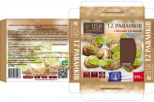 Упаковка для улиток с грибами 12шт