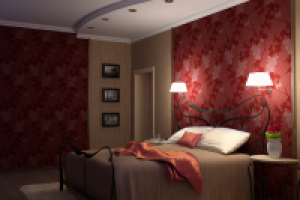 Красная спальная