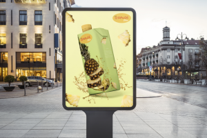 Баннер для рекламы сока