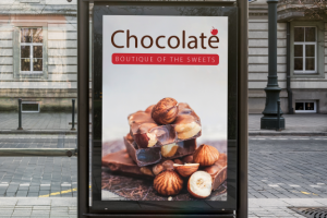 Баннер для бренда шоколада