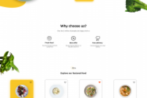 landing page, foodfun