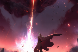 Инвокер, на фоне санстрайка.