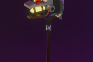 Топор в blender